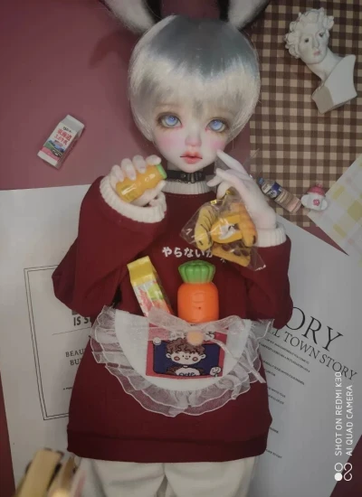 BJD Clothes Top Shorts Set for 1/6 1/4 Ball-jointed Doll