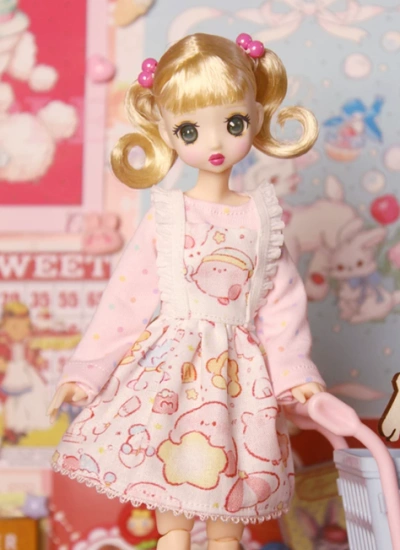 BJD Clothes Dress Outfit Set for OB27 Size Ball-jointed Doll