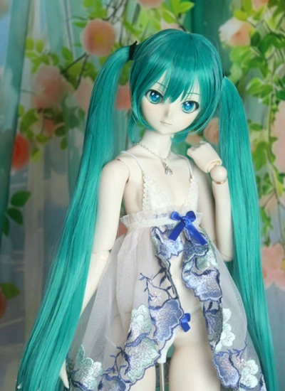BJD Clothes Blue Petal Nightgown for MSD/SD Size Ball-jointed Doll