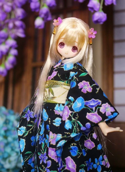 BJD Clothes Girl Kimono for MOKOKO/OB27/OB25/OB24/OB23/OB22/OB21/Blythe/Licca/YOSD Size Ball-jointed Doll