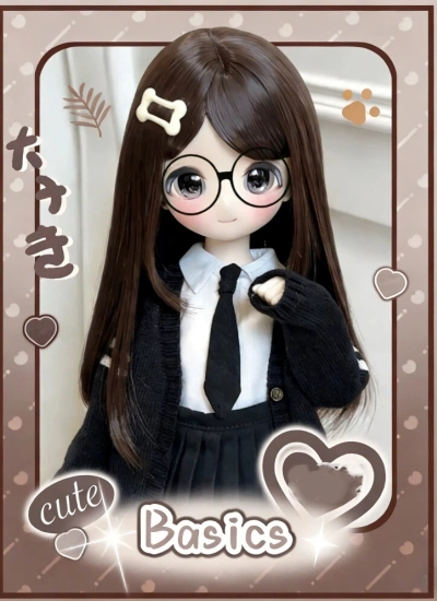 BJD Wig Anime-style Style Wig for 1/4 1/3 Size Ball Jointed Doll