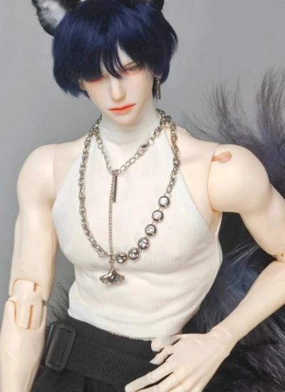BJD Clothes Sleeveless Knit Top for 1/6 1/4 70cm 75cm Size Ball Jointed Doll