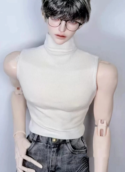 BJD Clothes Sleeveless Knit Top for 1/6 1/4 70cm 75cm Size Ball Jointed Doll