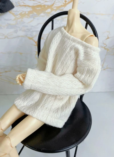 BJD Clothes Loose-fit Sweater for 1/6 1/4 70cm 75cm Size Ball Jointed Doll