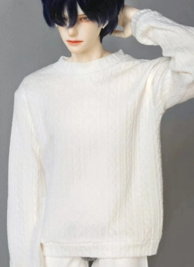 BJD Clothes Round-neck Sweater for 1/6 1/4 70cm 75cm Size Ball Jointed Doll