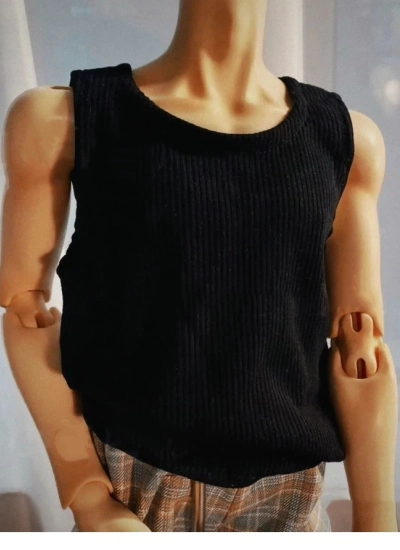 BJD Clothes Sleeveless Vest for 1/6 1/4 70cm 75cm Size Ball Jointed Doll