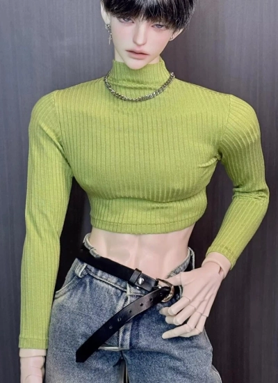 BJD Clothes Long Sleeve Fitted Top for 1/6 1/4 70cm 75cm Size Ball Jointed Doll