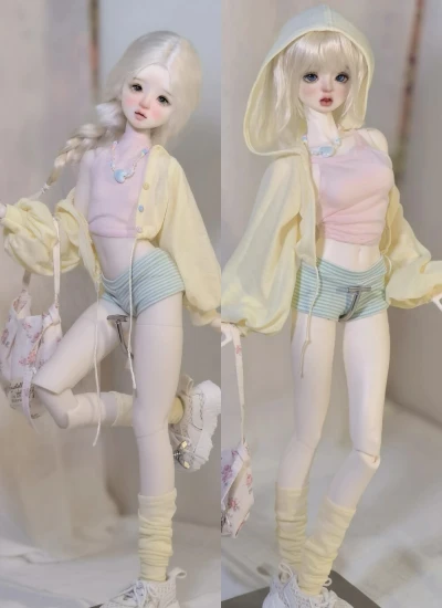 Orange's ball BJD Clothes [Dopamine Summer] Set for 1/4 Large 1/4 Fat 1/4 Size Ball Jointed Doll