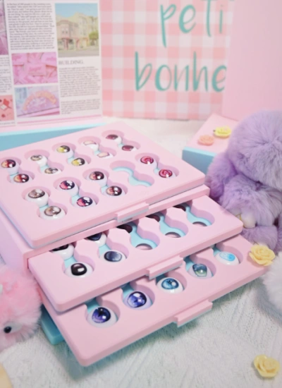 Gravity BJD Eye Three-layer Doll Eyeball Storage Box for 15mm-21mm Eyes Ball-jointed Doll