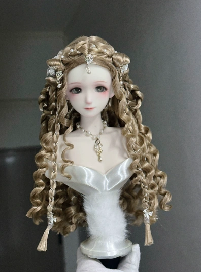 You Ni BJD Long Hair Sweet Princess Hairstyle Wig for 1/3 1/4 1/6 Ball-jointed Doll