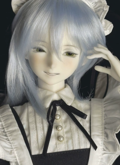 【期間限定】ドールヘッド 笑顔溪和（xi he）1/4サイズ 球体関節人形 BJD用 阿溯自制