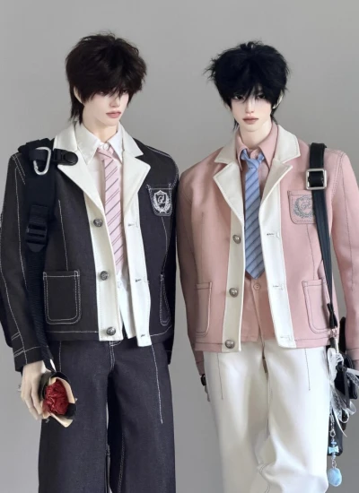 Gong Lue BJD Clothes [Lian Xi Sheng] Preppy Style Uniform Set for 1/4 70cm 75cm 77cm 78cm Size Ball Jointed Doll
