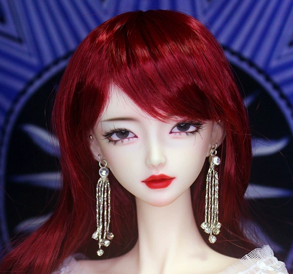 BJD Sparkling Tassel Rhinestone Earrings for MSD/SD Size Ball-jointed Doll
