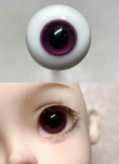 bjd glass eyes purple 8mm 10mm 14mm 16mm 18mm 20mm eyeballs for ball-jointed doll