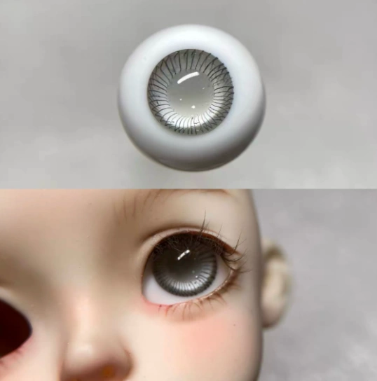 bjd glass eyes gray 8mm 10mm 14mm 16mm 18mm 20mm eyeballs for ball-jointed doll