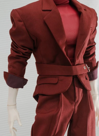 BJD Clothes Red Suits for 75cm Size Ball-jointed Doll
