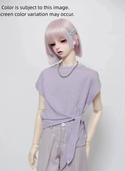 BJD Clothes A535 Side-lace T-shirt for 1/4 1/3 SD10 Popo68 Loongsoul73 ID75 Size Ball-jointed Doll