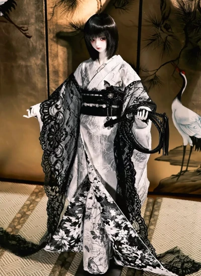 BJD Clothes [Jing Xue You Lu] Kimono for 1/4 1/3 68cm 70cm 75cm Ball-jointed Doll
