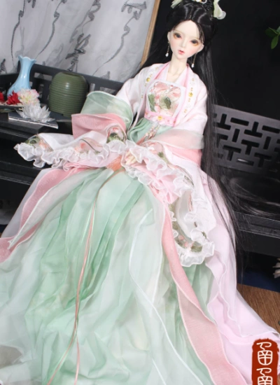 BJD Clothes Female Ancient Suit (Meng Ning) for MSD/Large SD girl Size Ball-jointed Doll