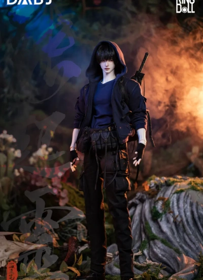期間限定 ドールフルセット 「盜墓筆記シリーズ・張起霊 チャン・チーリン」 DMBJ・Kylin Zhang 男 76cm 球体関節人形 BJD【盗墓筆記×Ringdollコラボ】