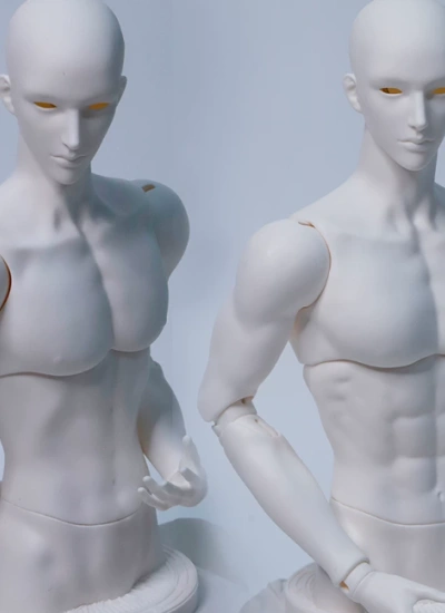 SOH DOLL BJD Movable Half‑Body Bust Stand Feng Xi & First Love 75cm Boy Ball-jointed Doll