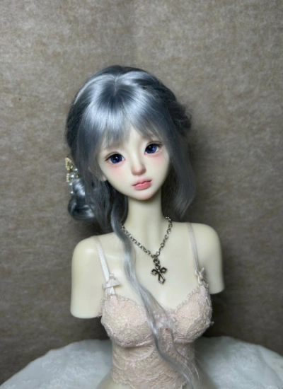 BJD Russian Mohair Red Blue Wig SD/MSD/YOSD Size Ball-jointed Doll