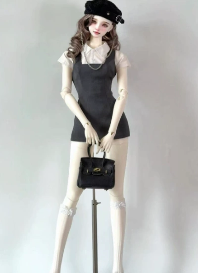 BJD Clothes Blazer Dress With Blouse Set for IMPL68Lchest/63Lchest Size Ball-jointed Doll