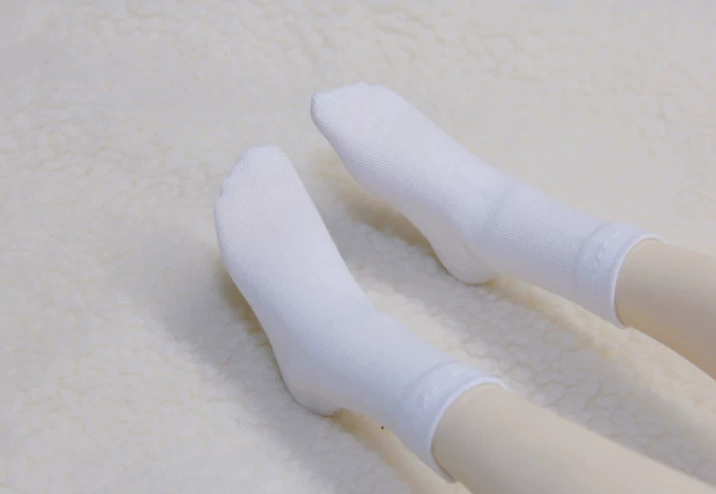 BJD Black White Socks for 1/6 1/4 1/3 70cm 75cm Size Ball-jointed Doll