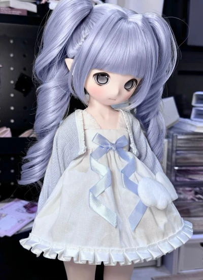BJD Clothes [Cream Cake] Top Dress Set for 1/6 1/4 Size Ball-jointed Doll