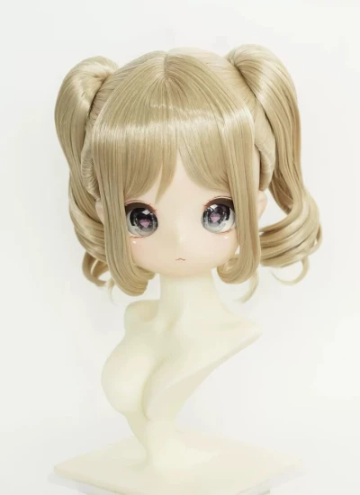 BJD Wig [smw-8] Twin-tail Style Wig for 1/3 Size Ball-jointed Doll