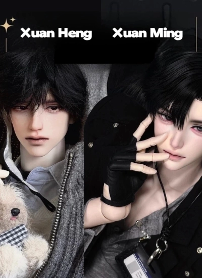 BJD Qingye*Heimu [Xuan Ming & Xuan Heng] Head for 75cm Ball-jointed Doll