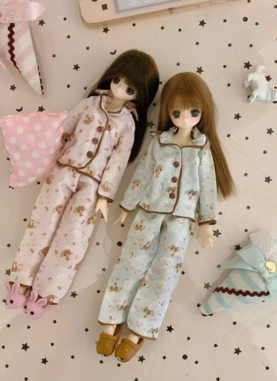 Tearain BJD Dessert Rabbit Pajama Set for 1/6/ob22/ob24 Girl Ball-jointed doll
