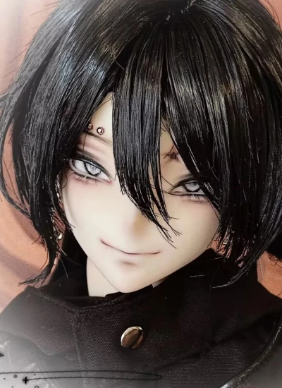 【数量&期間限定】【嗤Chi】ヘッド 1/4サイズ 球体関節人形用 BJD用 ドール用ヘッド【MILO x 初颜工房】