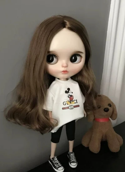 BJD Clothes Pants T-shirt for Blythe OB24 OB27 Ball-jointed doll
