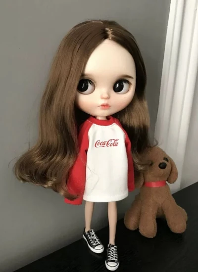 BJD Clothes Long Sleeve Top for Blythe OB24 OB27 Ball-jointed doll