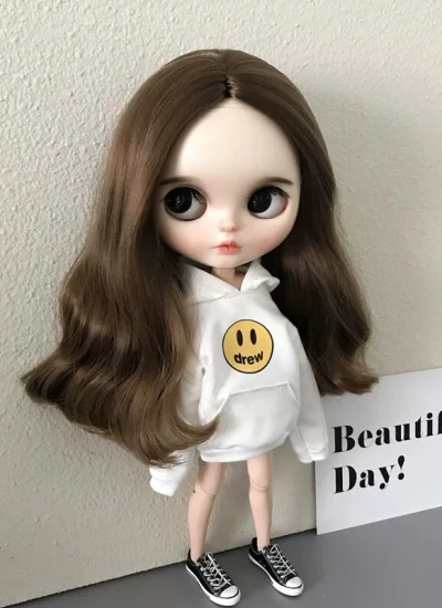 BJD Clothes Hoodie Top for Blythe OB24 OB27 Ball-jointed doll