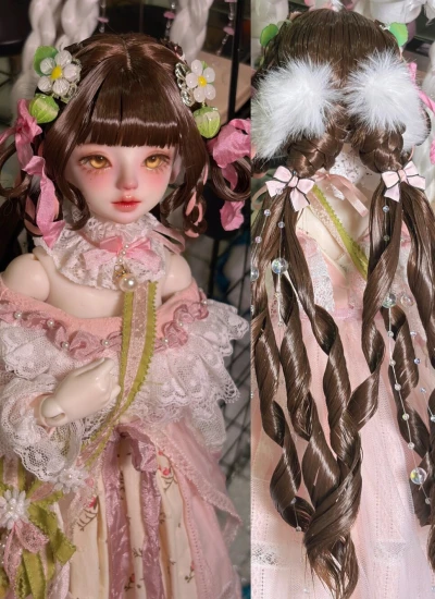 BJD Wig [Mei Mei] Wig for 1/3 1/4 Ball-jointed Doll