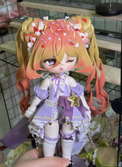 BJD Wig [Cake] Wig for 1/3 1/4 Ball-jointed Doll