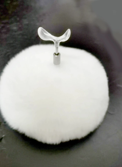 BJD Stand White Cloud Cute Rabbit Fur Stand for 1/10 1/9 1/8 Size Ball-jointed Doll
