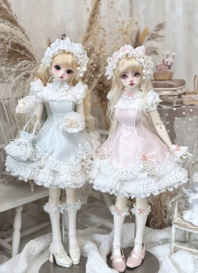 Jadeshine BJD Clothes [Dreamcolor Lily of the Valley] Dress Set for 1/4 Large 1/4 Size Ball-jointed Doll