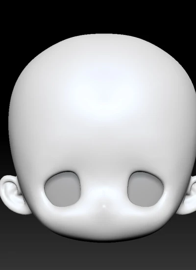 Plastic Doll BJD Head 1/3 Xiao Xi Head for 1/6 Body Ball Jointed doll