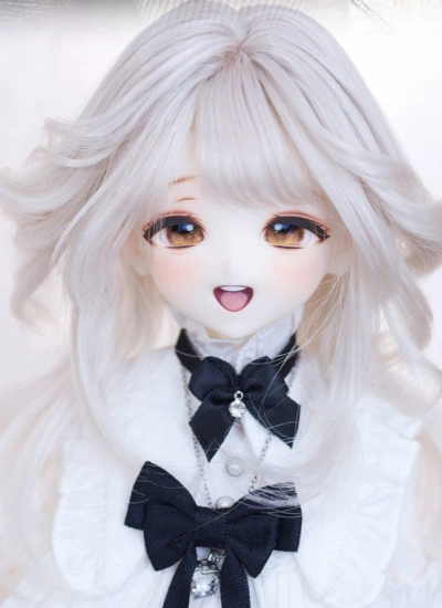 ZmoeDoll BJD Head Girl Half-Sleep Milk Candy&Milk Candy SP Half-Sleep Head for 1/4 Ball-jointed doll