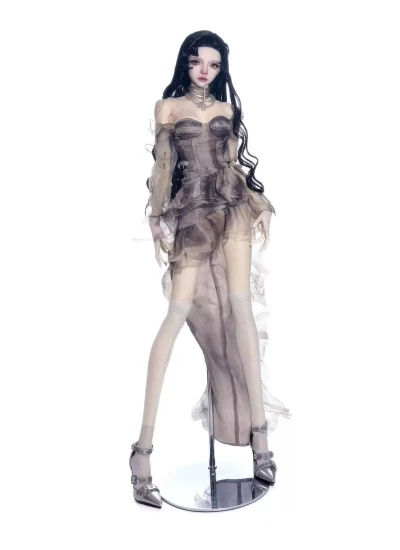 YEEVENTIDUE BJD Clothes Purple-brown Dress for Large SD/Z70/DZ71/IMPL68 Size Ball Jointed Doll
