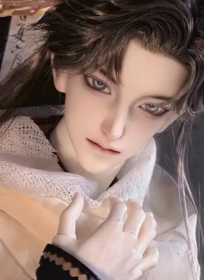 期間限定 ドール用ヘッド【75浮白Fu Bai】男の子 レジン製 75cmサイズ用 球体関節人形用 BJD用