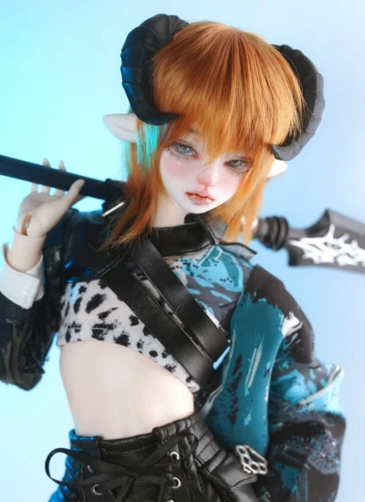 Wonderland Doll BJD Head Fluffy Mini & M'Fluffy & M‘Fluffy.S & Fluffy mini.S Head for Large 1/4 Special 1/4 Ball-jointed doll