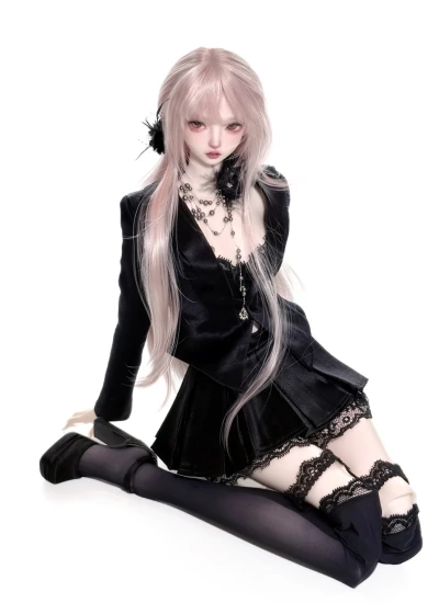 PIANOPIANO BJD Clothes Shimmer Gril Suit Set for 62cm Size Ball Jointed Doll