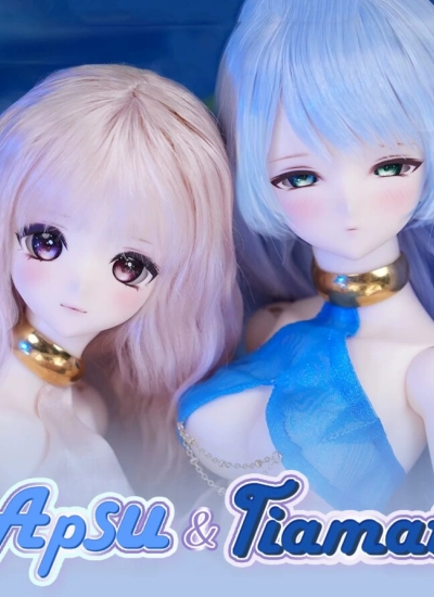 BJD Head Apsu41 & Tiamat42 Head (1/4 Size Head on 1/6 Body) Body Ball-jointed doll