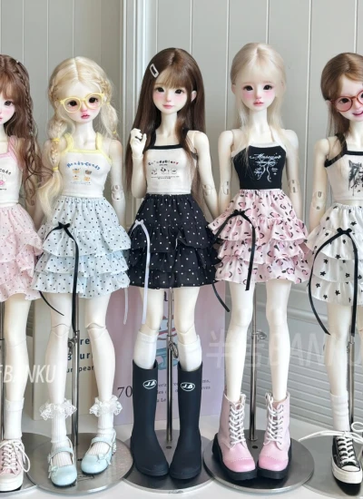 BJD Clothes Cake Skirt Collection for OB24 1/6 1/4 1/3 Ball-jointed Doll