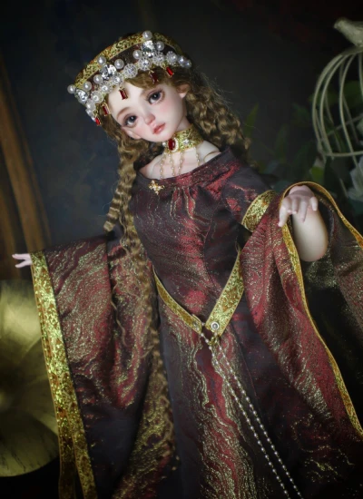 ALU BJD Clothes Bliaut Dress《Franco-French》Outfit Set for YOSD/MSD/SD Size Ball Jointed Doll