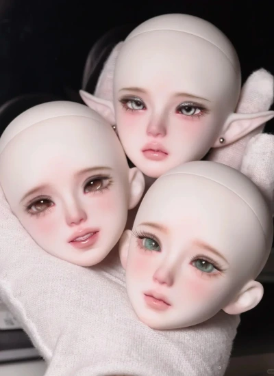 San Mie Doll BJD Head Song Lan & Chang Pu for 1/4 Size Ball-jointed Doll